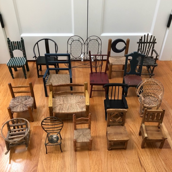 Miniature Twig Rocking Chair - Picture 12 of 12